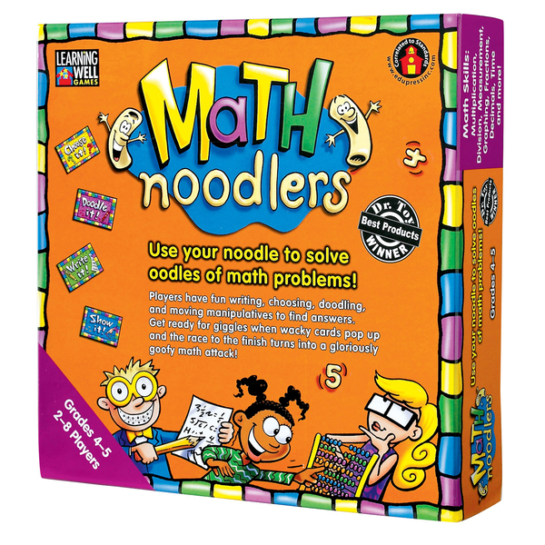 Learning Well Games Math Noodlers Game, Grades 4-5 62351